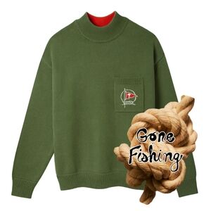 Tombolo Unisex Green Mariner Sweater